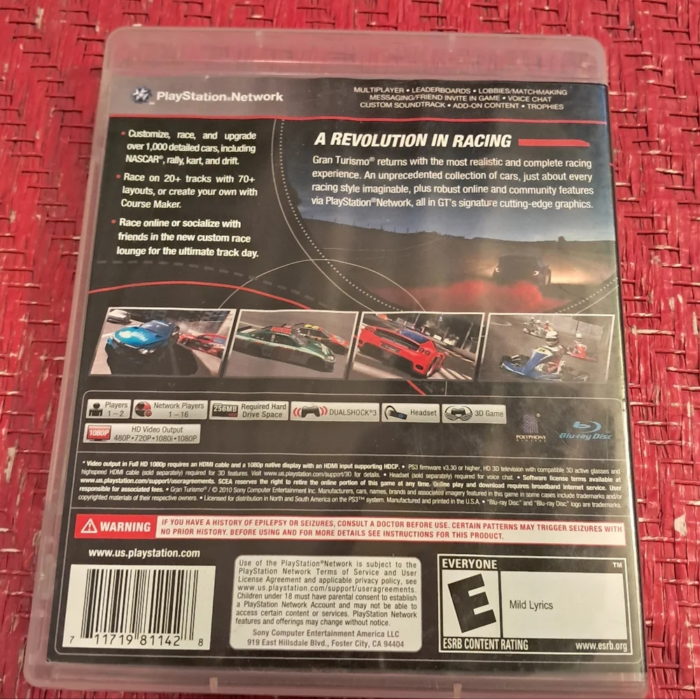 Sony Gran Turismo 5 for PS3